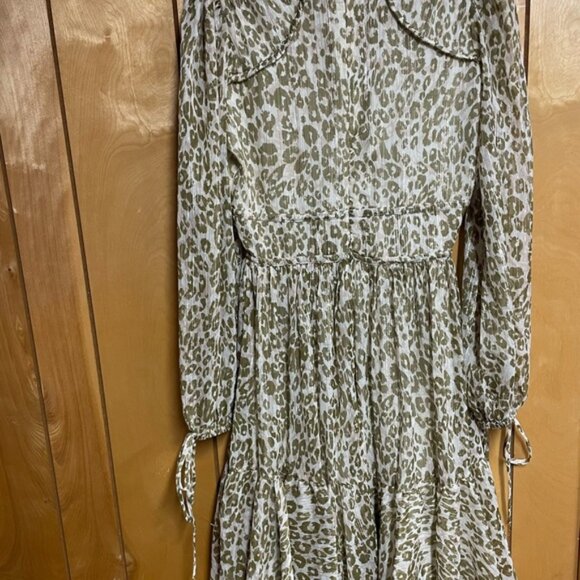 Walter Barker size 2 sheer cheetah print dress - Picture 5 of 11